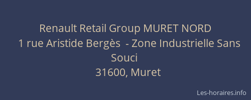 Renault Retail Group MURET NORD