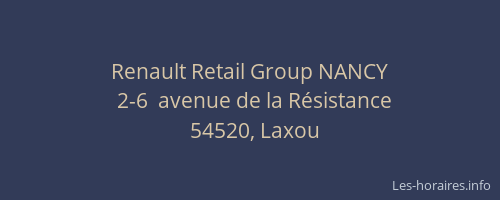 Renault Retail Group NANCY