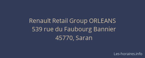 Renault Retail Group ORLEANS