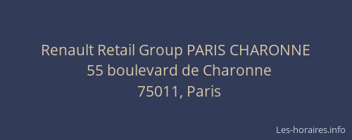 Renault Retail Group PARIS CHARONNE