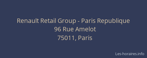 Renault Retail Group - Paris Republique