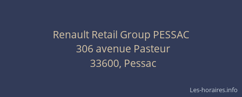 Renault Retail Group PESSAC