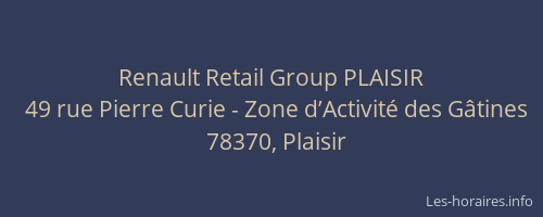 Renault Retail Group PLAISIR