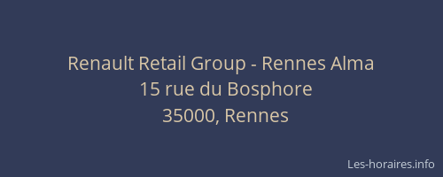 Renault Retail Group - Rennes Alma