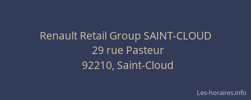 Renault Retail Group SAINT-CLOUD