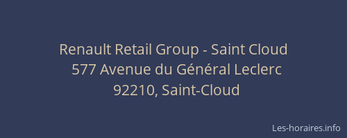 Renault Retail Group - Saint Cloud