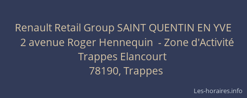 Renault Retail Group SAINT QUENTIN EN YVE
