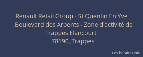 Renault Retail Group - St Quentin En Yve