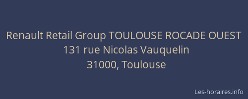 Renault Retail Group TOULOUSE ROCADE OUEST