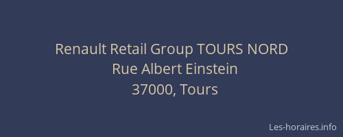 Renault Retail Group TOURS NORD