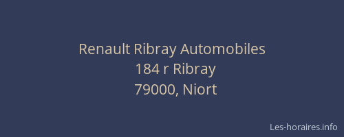 Renault Ribray Automobiles