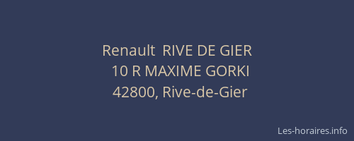 Renault  RIVE DE GIER