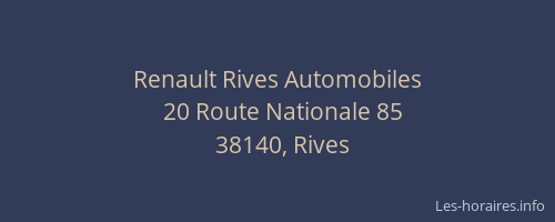 Renault Rives Automobiles