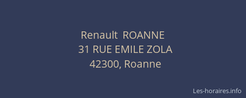 Renault  ROANNE