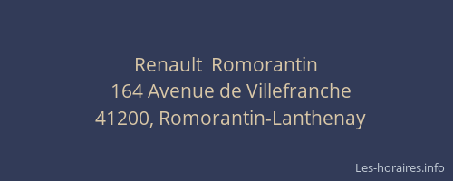 Renault  Romorantin