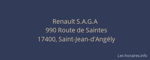 Renault S.A.G.A