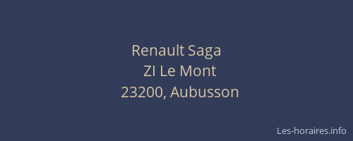Renault Saga