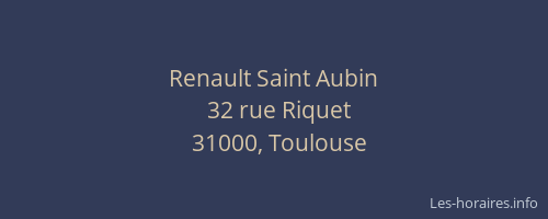 Renault Saint Aubin