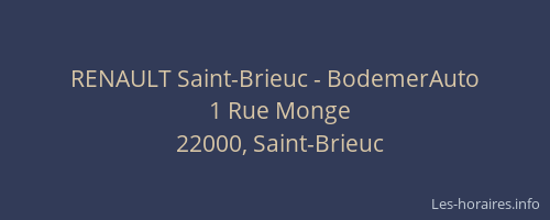 RENAULT Saint-Brieuc - BodemerAuto