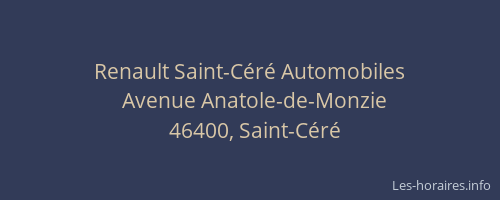 Renault Saint-Céré Automobiles