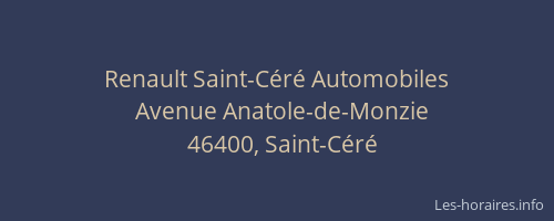 Renault Saint-C&eacute;r&eacute; Automobiles