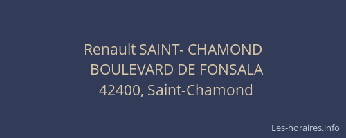 Renault SAINT- CHAMOND