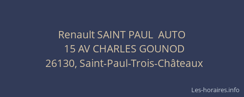 Renault SAINT PAUL  AUTO