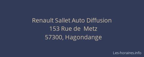Renault Sallet Auto Diffusion