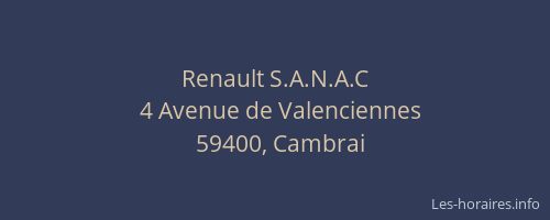 Renault S.A.N.A.C