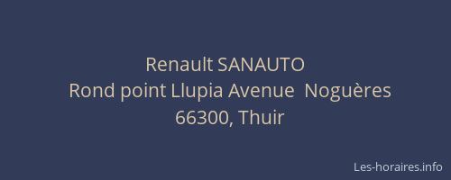 Renault SANAUTO