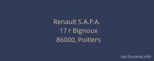 Renault S.A.P.A.