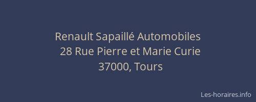 Renault Sapaillé Automobiles