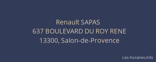 Renault SAPAS