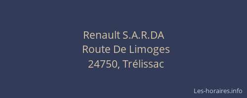 Renault S.A.R.DA