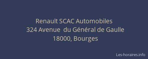 Renault SCAC Automobiles