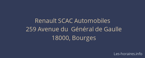 Renault SCAC Automobiles