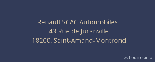Renault SCAC Automobiles