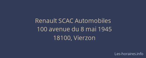 Renault SCAC Automobiles