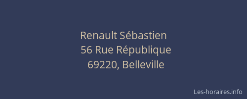 Renault Sébastien