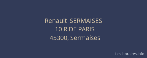 Renault  SERMAISES