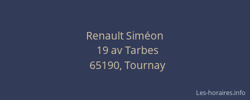 Renault Siméon