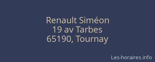 Renault Siméon