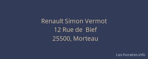 Renault Simon Vermot