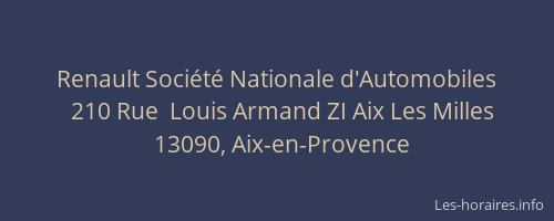 Renault Société Nationale d'Automobiles