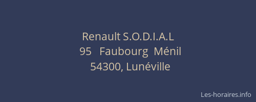 Renault S.O.D.I.A.L
