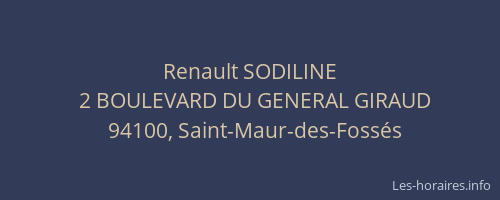 Renault SODILINE