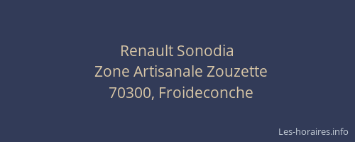 Renault Sonodia