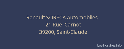 Renault SORECA Automobiles