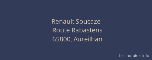 Renault Soucaze