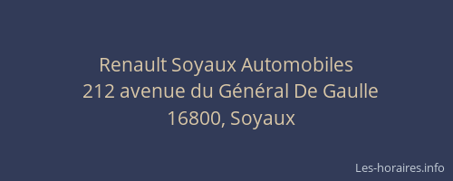 Renault Soyaux Automobiles
